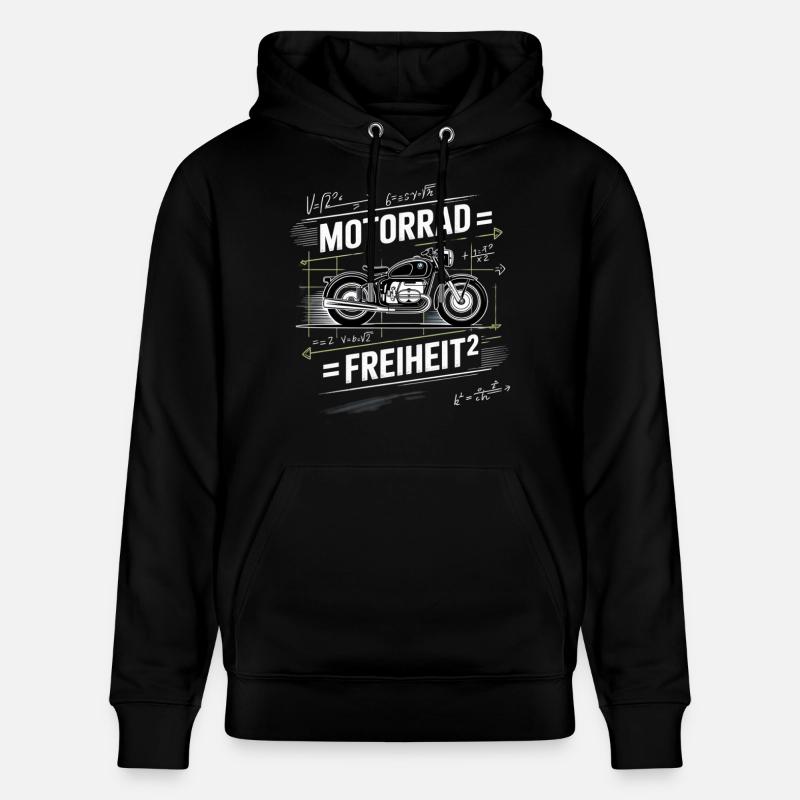 Moto Freedom Chalk Style - Sweat à capuche bio CRUISER Stanley/Stella Unisexe - noir