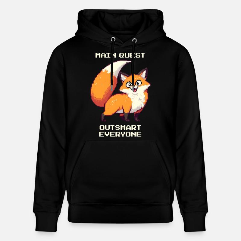 Hauptquest: alle austricksen | derpy Fuchs - Stanley/Stella Unisex Bio-Hoodie CRUISER - Schwarz