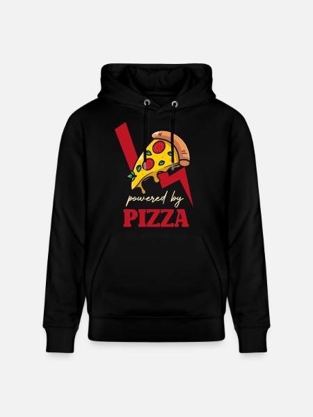 Power Pizza Blitz Logo - Sweat à capuche bio CRUISER Stanley/Stella Unisexe - noir