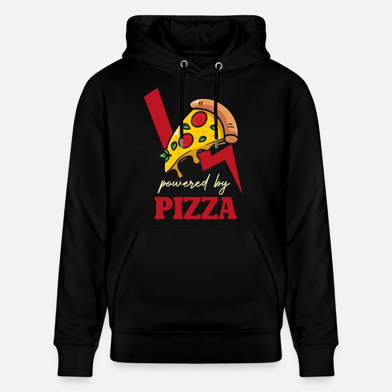 Power Pizza Blitz Logo - Sweat à capuche bio CRUISER Stanley/Stella Unisexe - noir