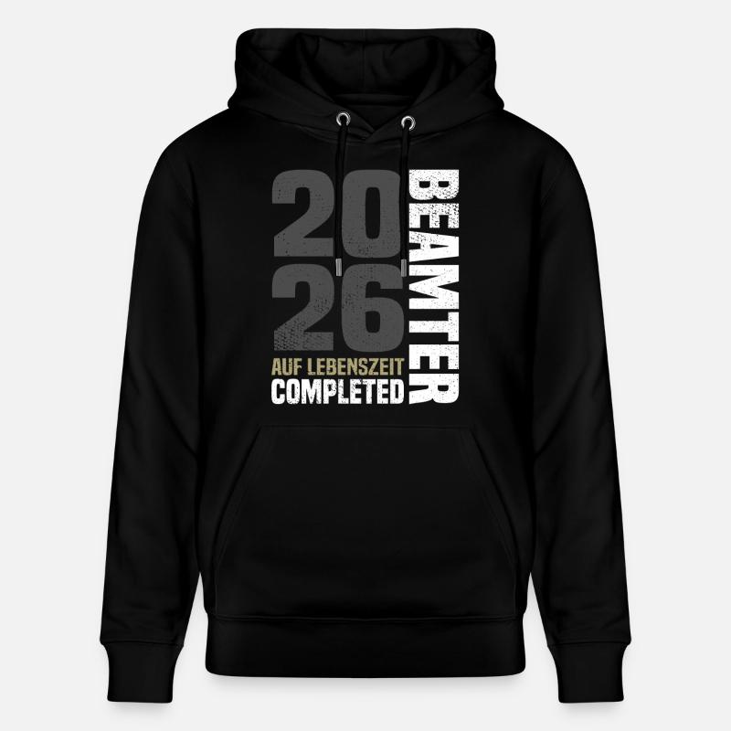 Beamter Auf Lebenszeit 2026 - Stanley/Stella Unisex Bio-Hoodie CRUISER - Schwarz