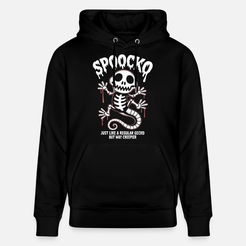 Squelette effrayant Halloween - Sweat à capuche bio CRUISER Stanley/Stella Unisexe - noir