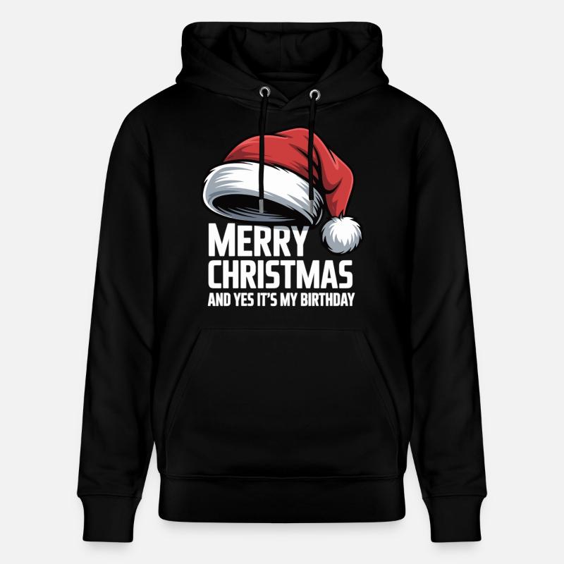 Idée cadeau d’anniversaire de Noël - Sweat à capuche bio CRUISER Stanley/Stella Unisexe - noir
