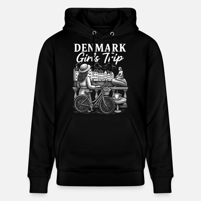 Voyage entre filles au Danemark - Sweat à capuche bio CRUISER Stanley/Stella Unisexe - noir