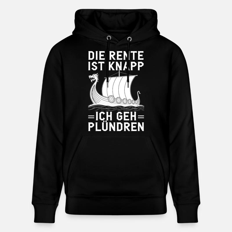 Pension Knapp Viking Raider - Sweat à capuche bio CRUISER Stanley/Stella Unisexe - noir