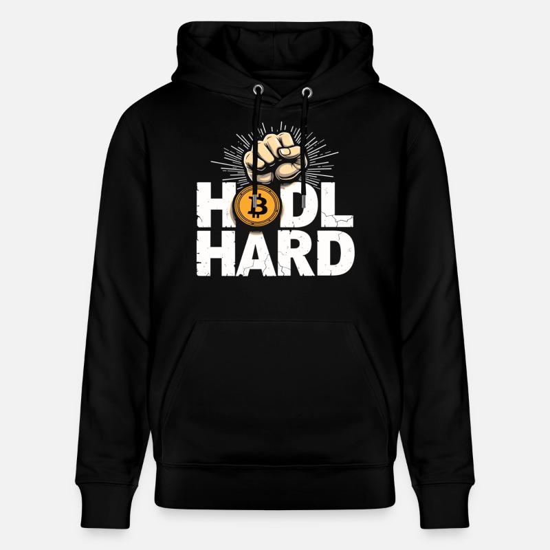 Btc Bitcoin HARD – Bitcoin Crypto - Sweat à capuche bio CRUISER Stanley/Stella Unisexe - noir