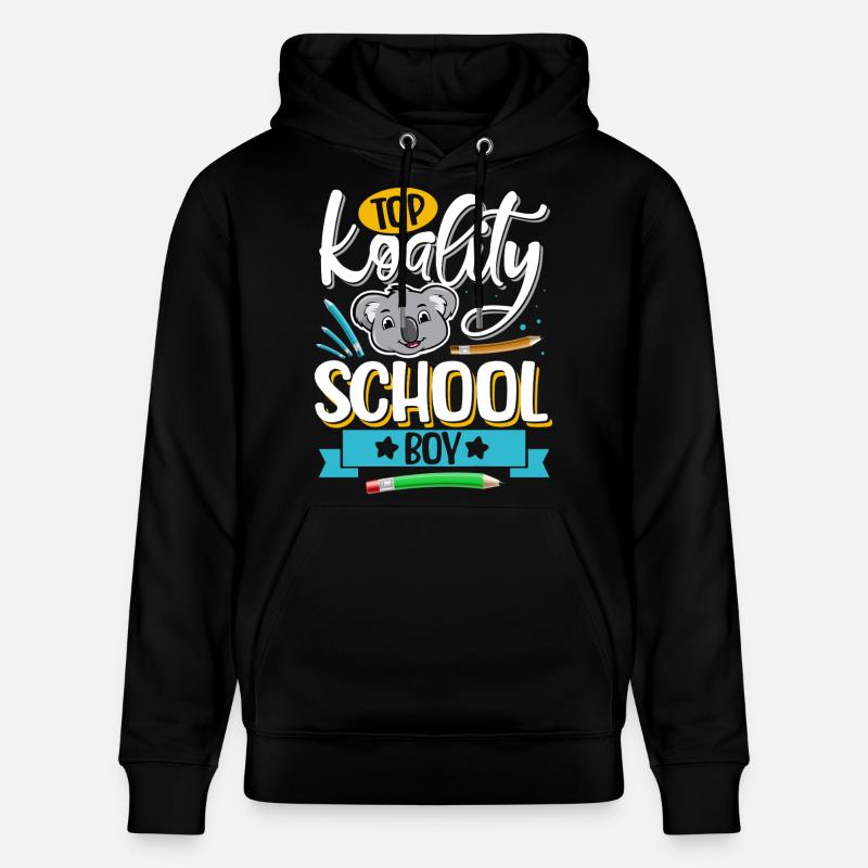 Schule Koala - Stanley/Stella Unisex Bio-Hoodie CRUISER - Schwarz