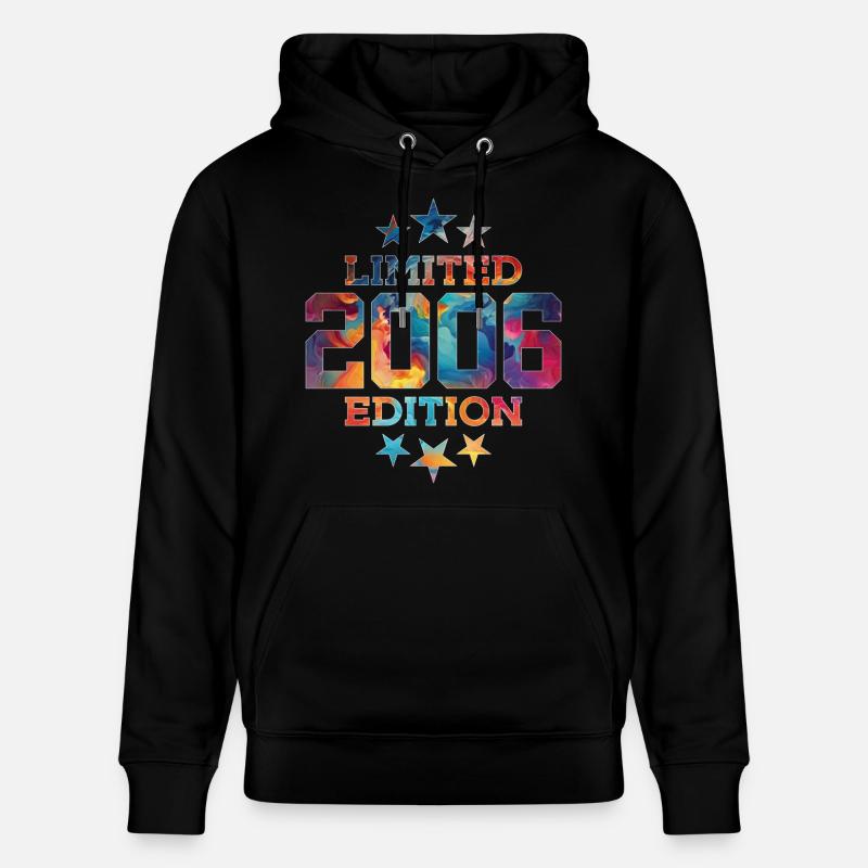 ÉDITION LIMITÉE 2006 ANNIVERSAIRE - Sweat à capuche bio CRUISER Stanley/Stella Unisexe - noir
