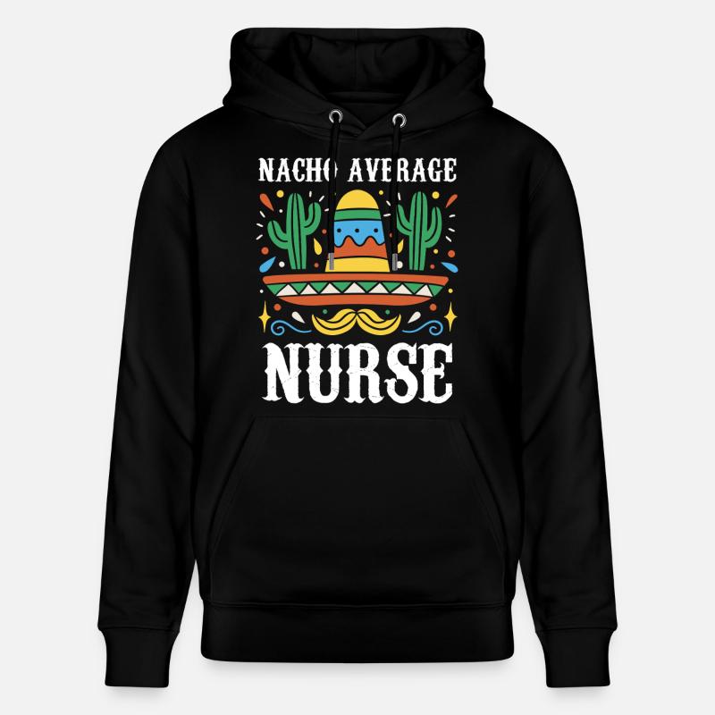 Nacho Infirmière moyenne - Sweat à capuche bio CRUISER Stanley/Stella Unisexe - noir