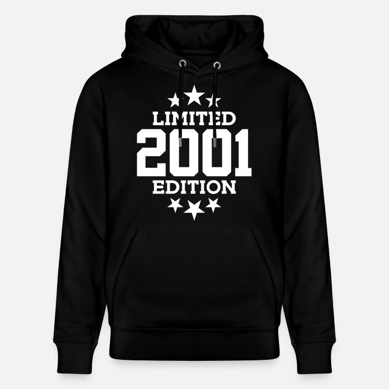 ÉDITION LIMITÉE 2001 25E ANNIVERSAIRE - Sweat à capuche bio CRUISER Stanley/Stella Unisexe - noir