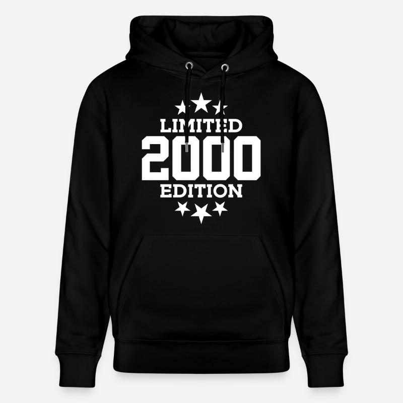 ÉDITION LIMITÉE 26E ANNIVERSAIRE 2000 - Sweat à capuche bio CRUISER Stanley/Stella Unisexe - noir