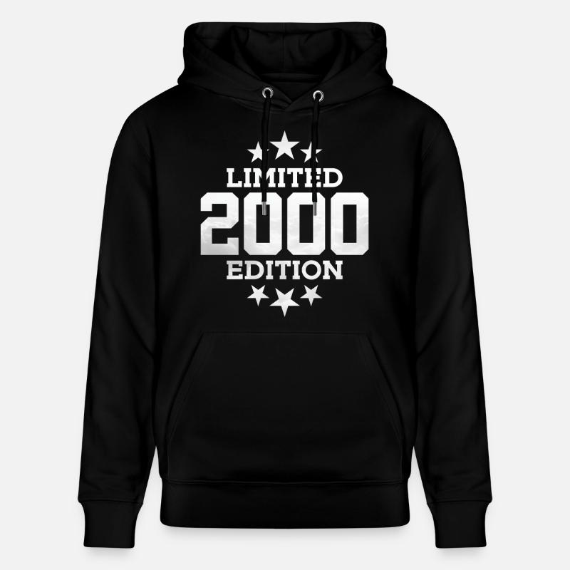 ÉDITION LIMITÉE 26E ANNIVERSAIRE 2000 - Sweat à capuche bio CRUISER Stanley/Stella Unisexe - noir