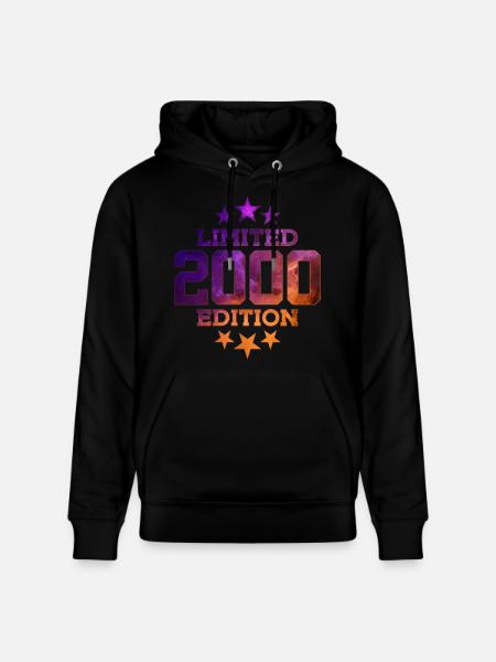 ÉDITION LIMITÉE 2000 25E ANNIVERSAIRE - Sweat à capuche bio CRUISER Stanley/Stella Unisexe - noir