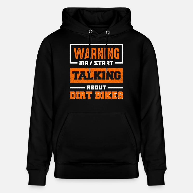 Avertissement : Dirt Bikes Talk Start - Sweat à capuche bio CRUISER Stanley/Stella Unisexe - noir