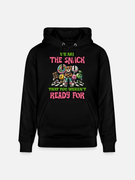 Lustige Candy Geschenkidee Naschkatze Mode - Stanley/Stella Unisex Bio-Hoodie CRUISER - Schwarz