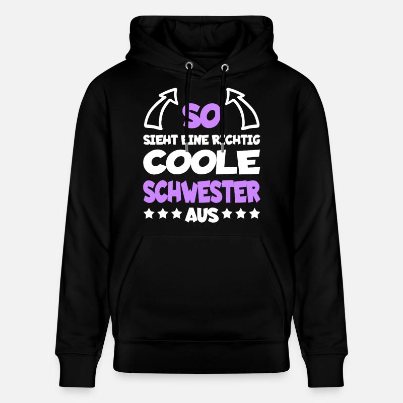 droitecoolsisterspreaddew1 - Sweat à capuche bio CRUISER Stanley/Stella Unisexe - noir