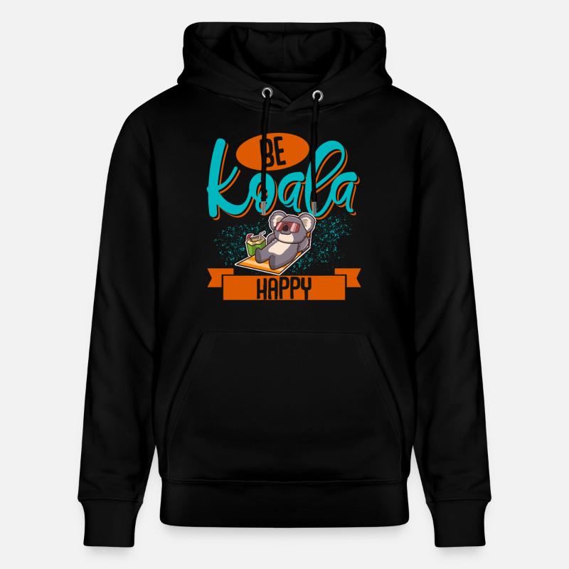 Koala - Sweat à capuche bio CRUISER Stanley/Stella Unisexe - noir