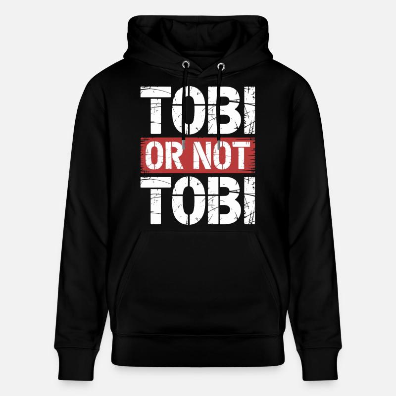 Tobi oder nicht Tobi - Stanley/Stella Unisex Bio-Hoodie CRUISER  - Schwarz