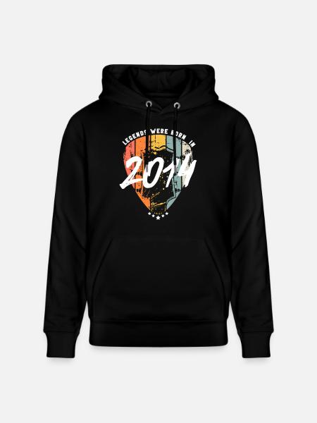 Birthday 2014 Guitarist Guitar - Stanley/Stella CRUISER Unisex Organic Hoodie - black
