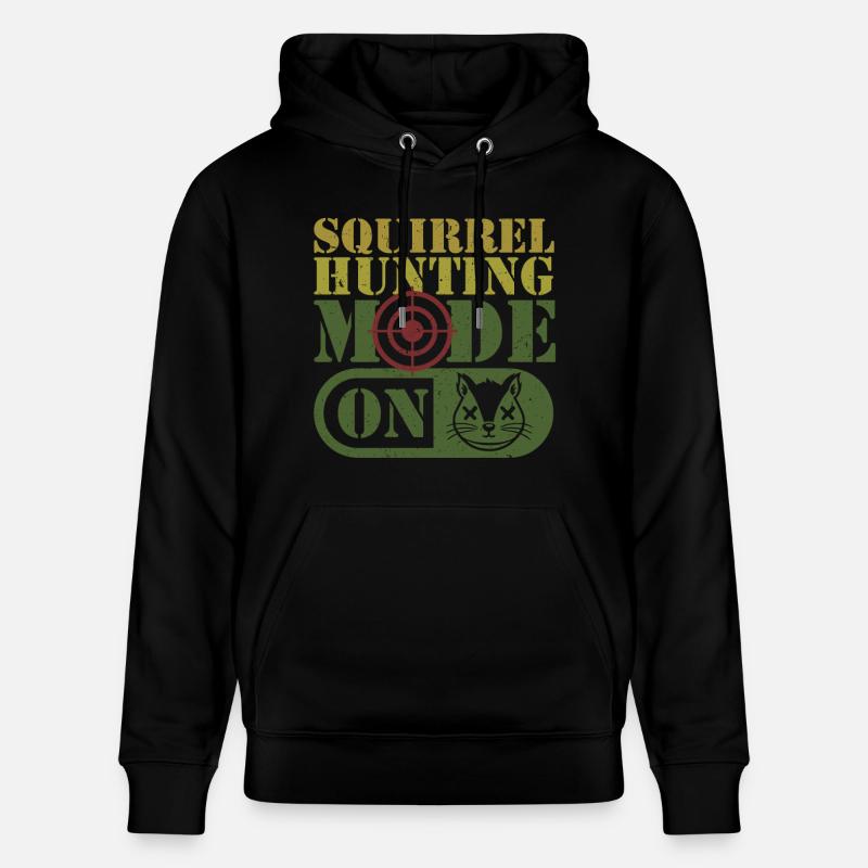 Chasseur d’écureuils Rat arboricole - Sweat à capuche bio CRUISER Stanley/Stella Unisexe - noir