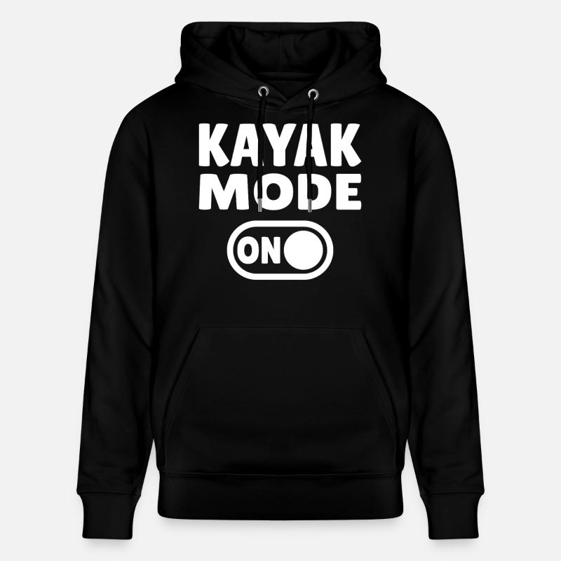 Mode kayak activé - Sweat à capuche bio CRUISER Stanley/Stella Unisexe - noir