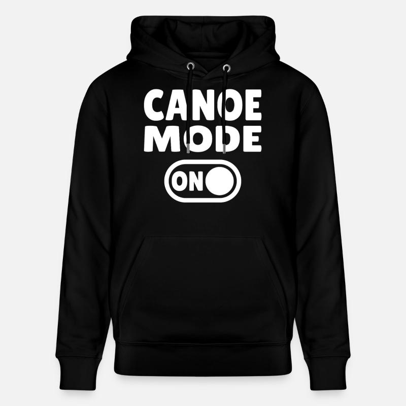 Mode canoë activé - Sweat à capuche bio CRUISER Stanley/Stella Unisexe - noir