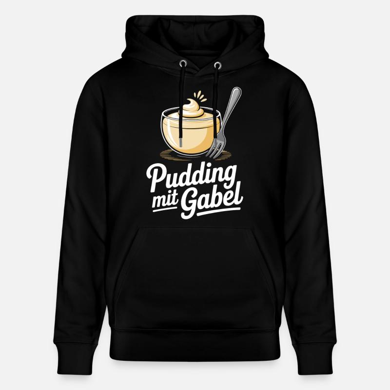 Pudding à la fourchette - Sweat à capuche bio CRUISER Stanley/Stella Unisexe - noir