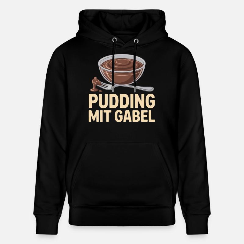 Pudding à la fourchette - Sweat à capuche bio CRUISER Stanley/Stella Unisexe - noir