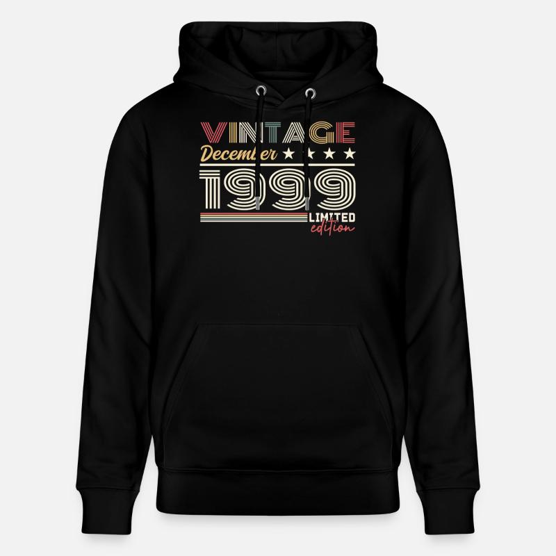 Geschenk Dezember 1999 - Stanley/Stella Unisex Bio-Hoodie CRUISER  - Schwarz