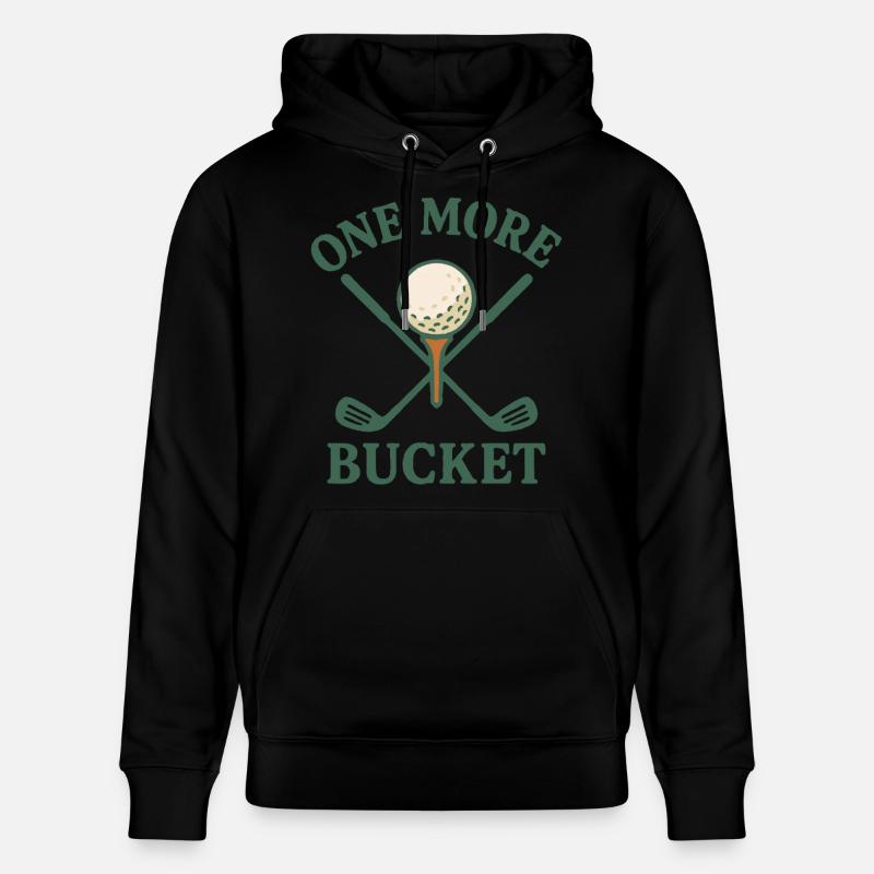 Ein weiterer Eimer Golfschläger Fun Design - Stanley/Stella Unisex Bio-Hoodie CRUISER  - Schwarz