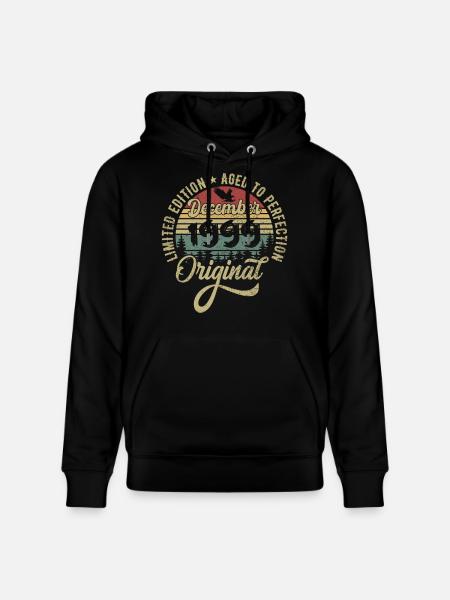 December 1999 - Legend since December 1999 - Stanley/Stella CRUISER Unisex Organic Hoodie - black