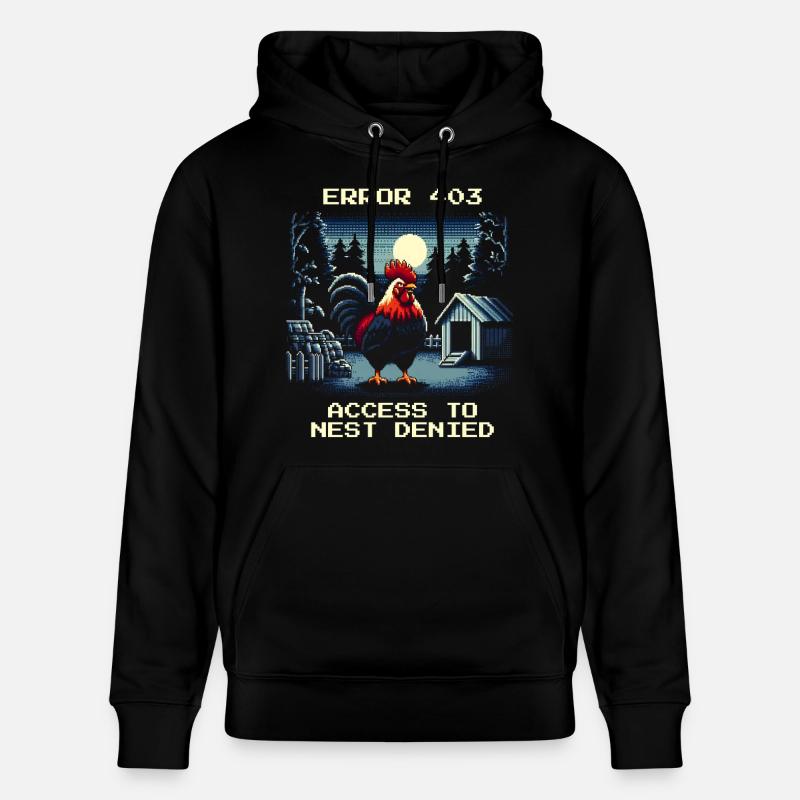 Zugang verweigert | Nest Error 403 - Stanley/Stella Unisex Bio-Hoodie CRUISER  - Schwarz
