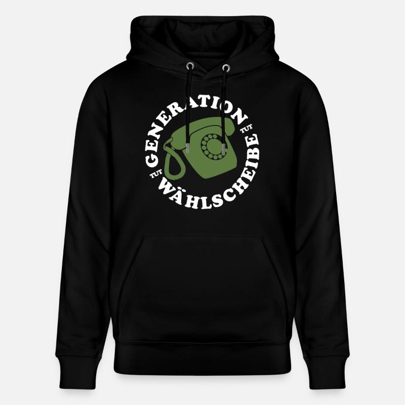 Génération Téléphone Fixe - Sweat à capuche bio CRUISER Stanley/Stella Unisexe - noir