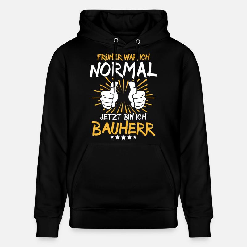 Constructeur Spruch - Sweat à capuche bio CRUISER Stanley/Stella Unisexe - noir