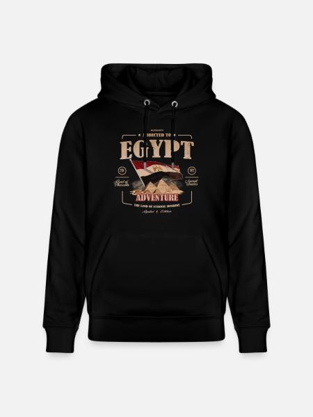 Égypte, Terre du Soleil Éternel, Fête - Sweat à capuche bio CRUISER Stanley/Stella Unisexe - noir