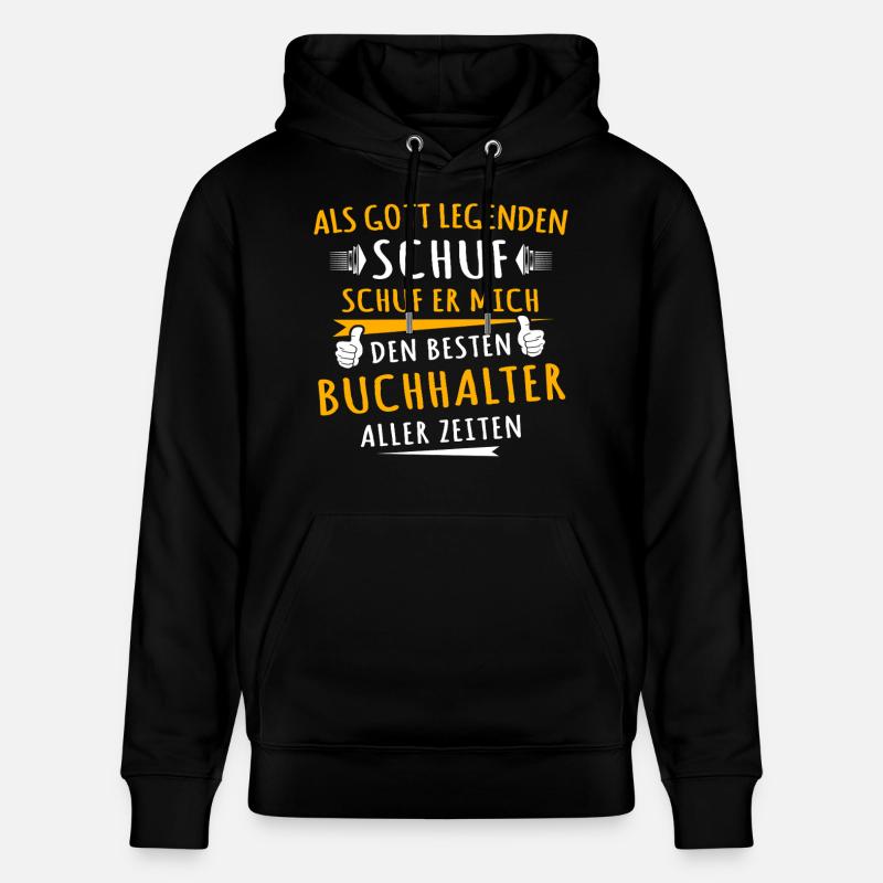 Comptable - Sweat à capuche bio CRUISER Stanley/Stella Unisexe - noir