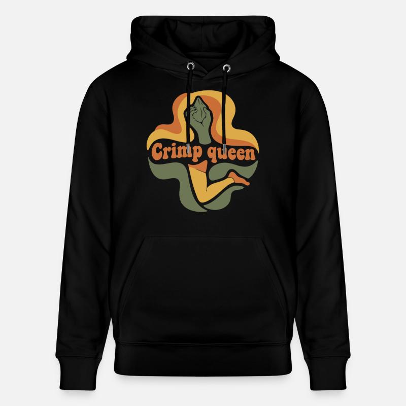 Grimpeur de bloc escaladeur Crimp Queen - Sweat à capuche bio CRUISER Stanley/Stella Unisexe - noir