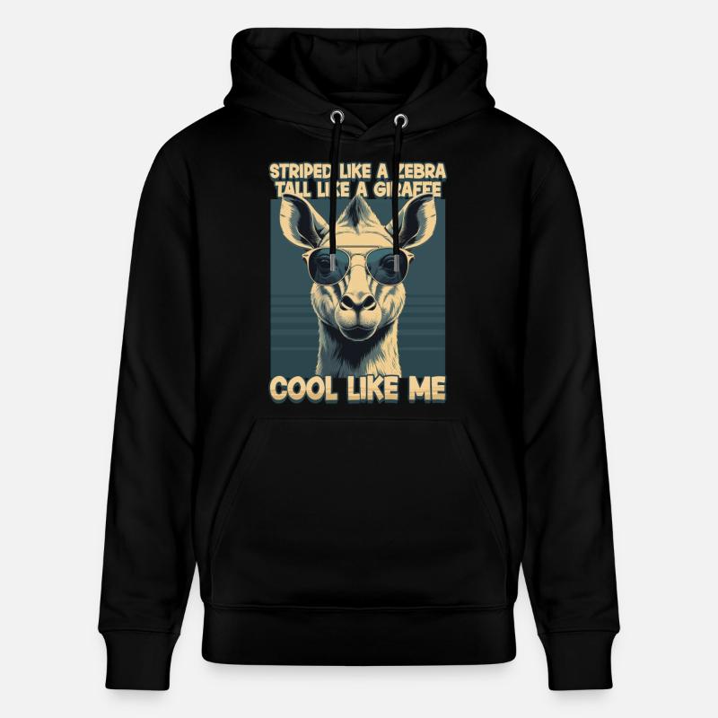 Okapi Animal - Sweat à capuche bio CRUISER Stanley/Stella Unisexe - noir