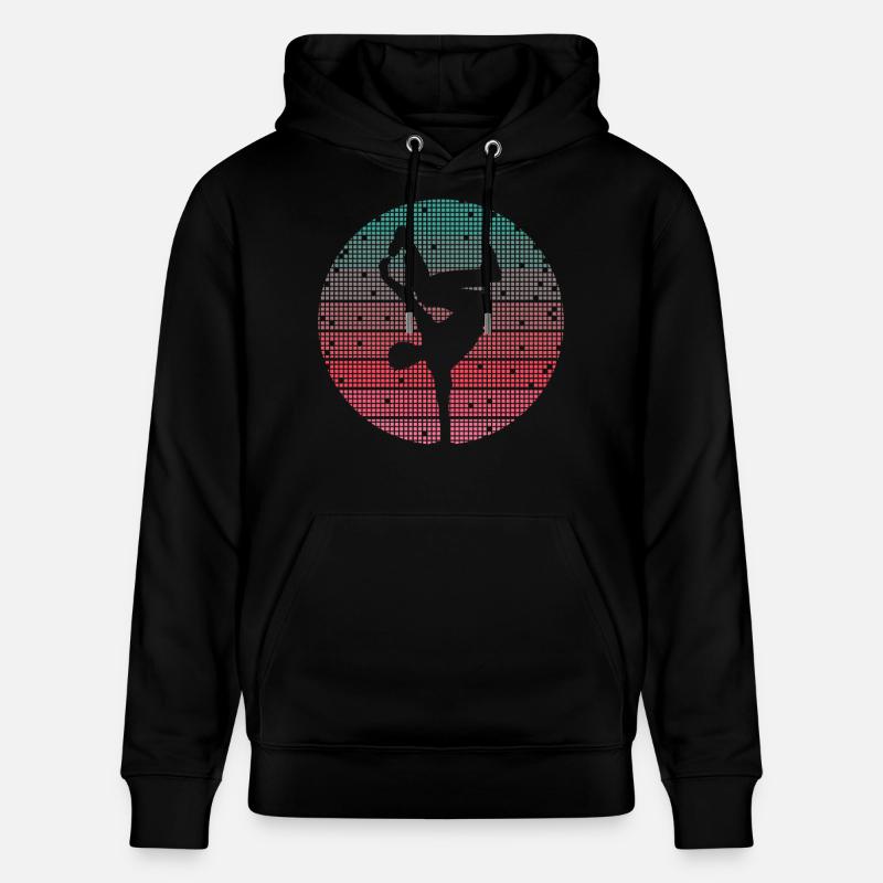 Breakdance Tanz Breakdancer Retro Breakdancer - Stanley/Stella Unisex Bio-Hoodie CRUISER  - Schwarz
