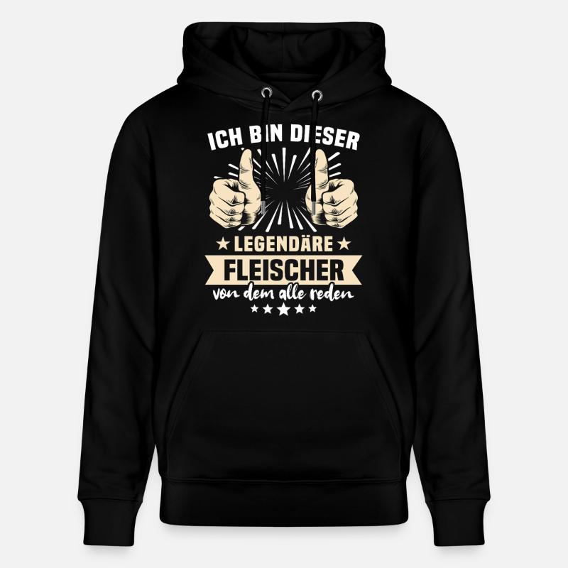 Fleischer Sprüche - Sweat à capuche bio CRUISER Stanley/Stella Unisexe - noir