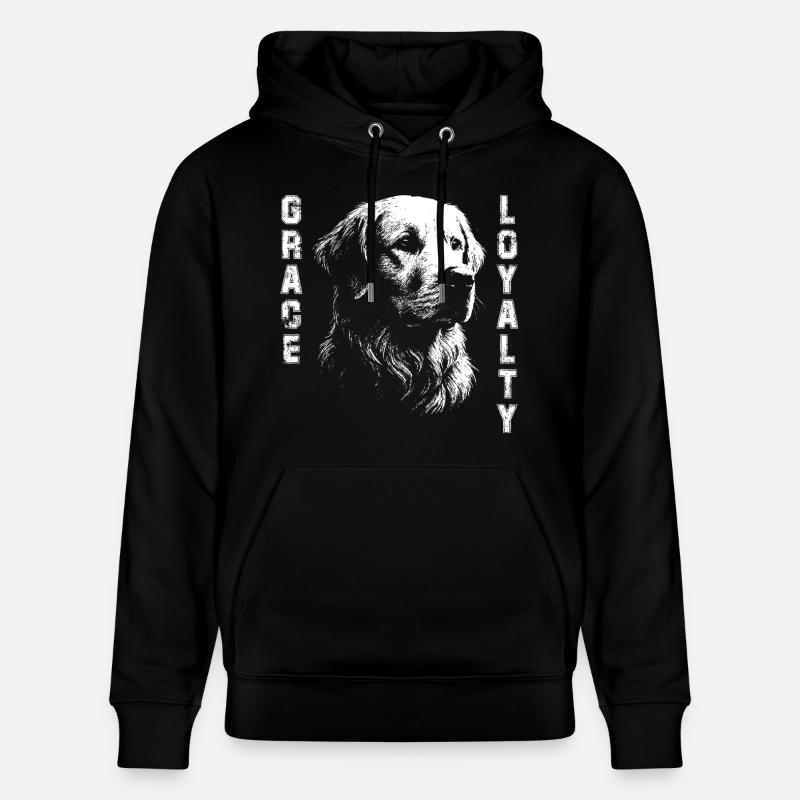 Golden Retriever design stylé - Sweat à capuche bio CRUISER Stanley/Stella Unisexe - noir