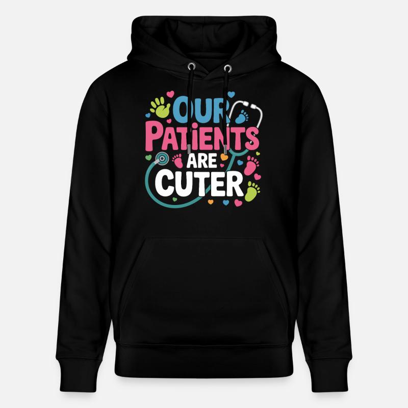 Nos patients sont plus doux - Sweat à capuche bio CRUISER Stanley/Stella Unisexe - noir