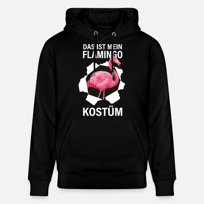 C’EST MON COSTUME DE FLAMANT ROSE - Sweat à capuche bio CRUISER Stanley/Stella Unisexe - noir