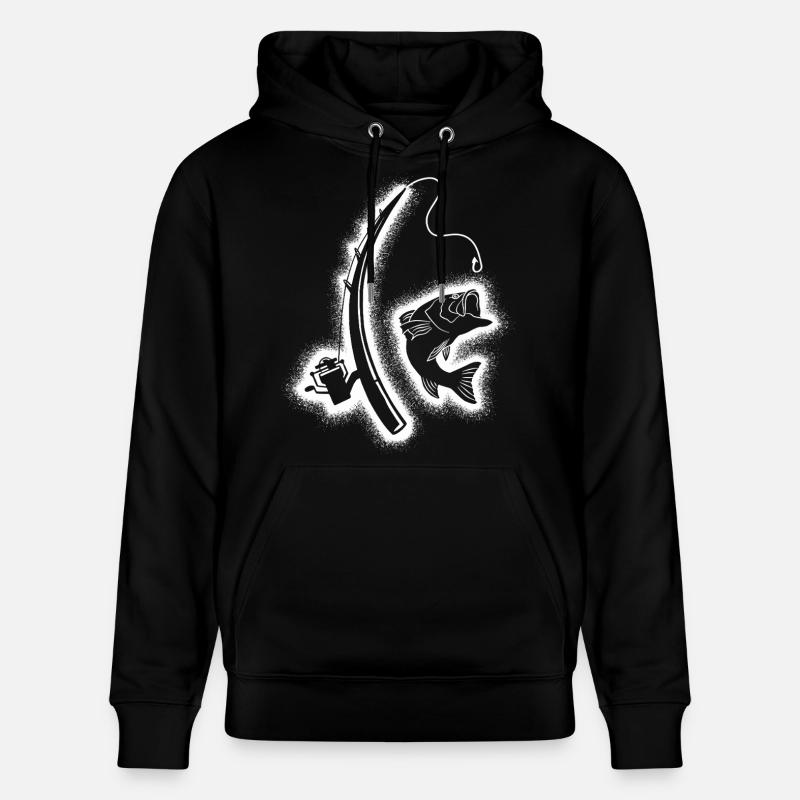 Pêche Pêcheurs Garçons Pêcheurs - Sweat à capuche bio CRUISER Stanley/Stella Unisexe - noir