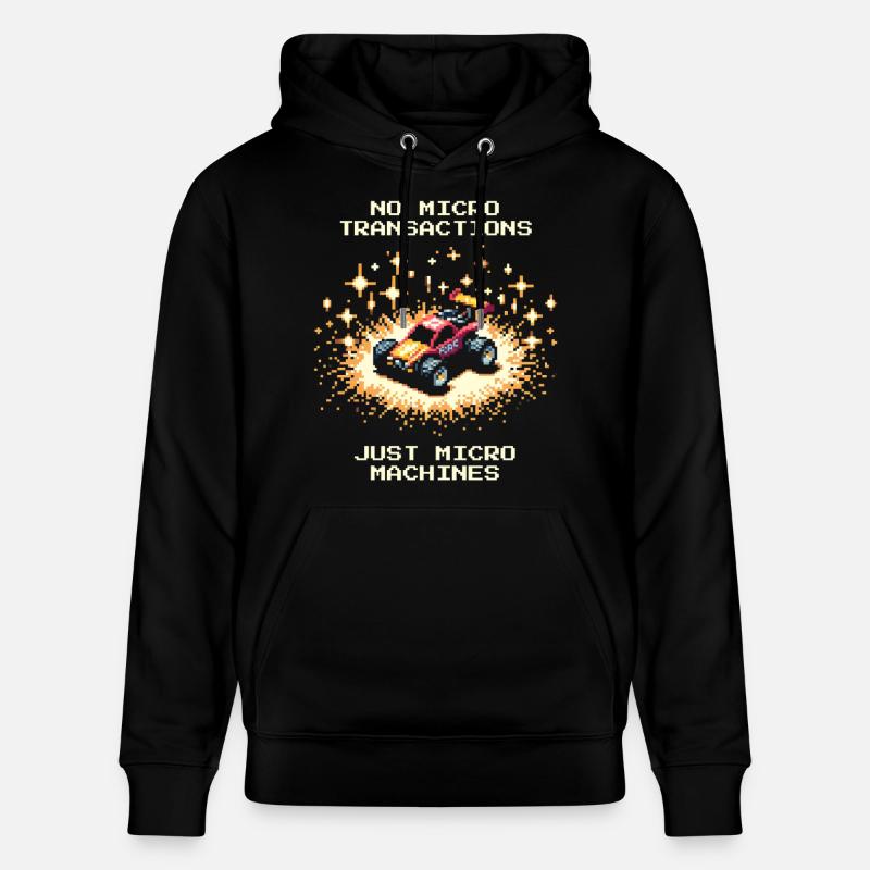 Pas de microtransactions | Voitures RC - Sweat à capuche bio CRUISER Stanley/Stella Unisexe - noir