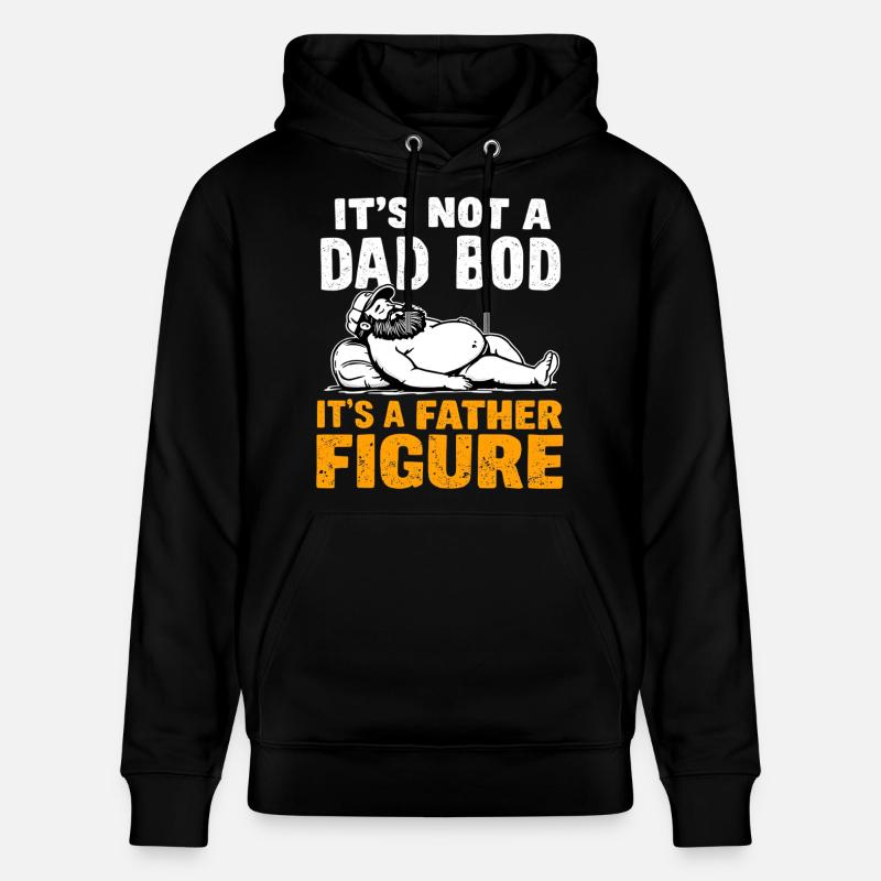 Vaterfigur Dad Bod Witz - Stanley/Stella Unisex Bio-Hoodie CRUISER  - Schwarz