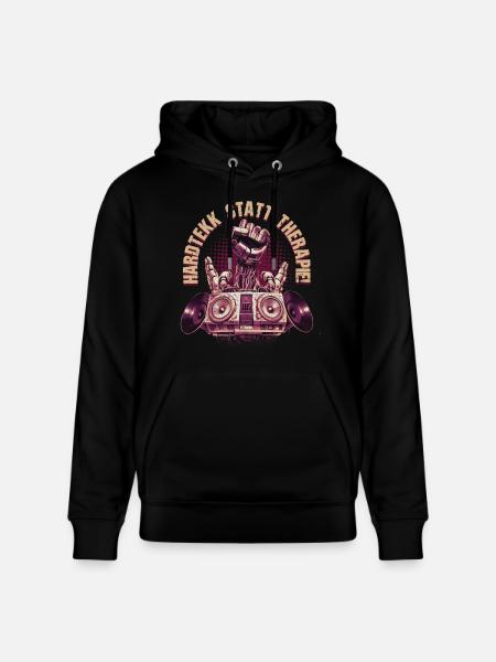 Hardtekk Tekke East Germany - Stanley/Stella CRUISER Unisex Organic Hoodie - black