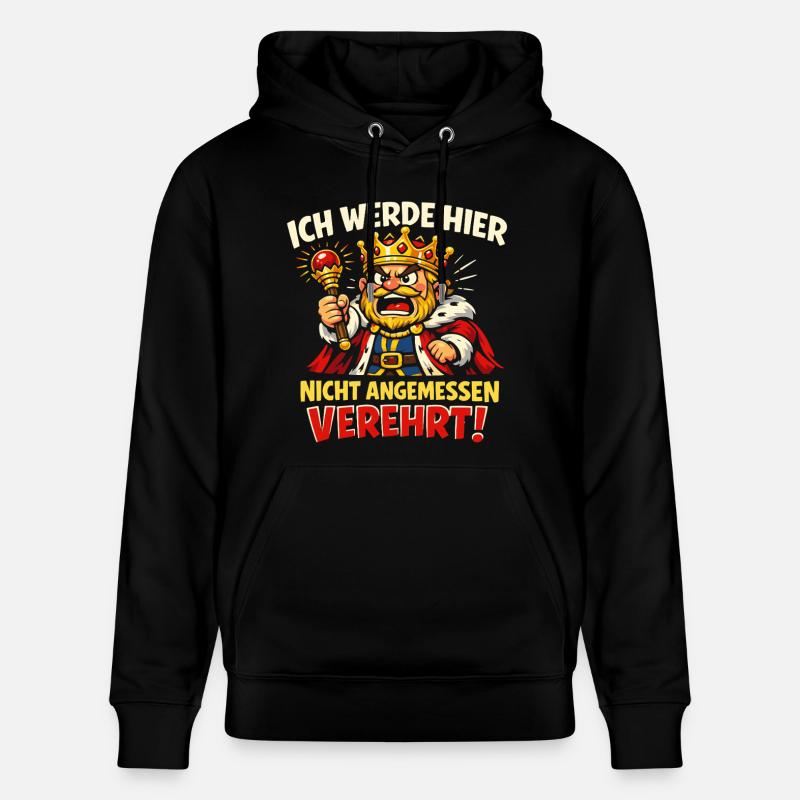 Un roi pas suffisamment vénéré - Sweat à capuche bio CRUISER Stanley/Stella Unisexe - noir