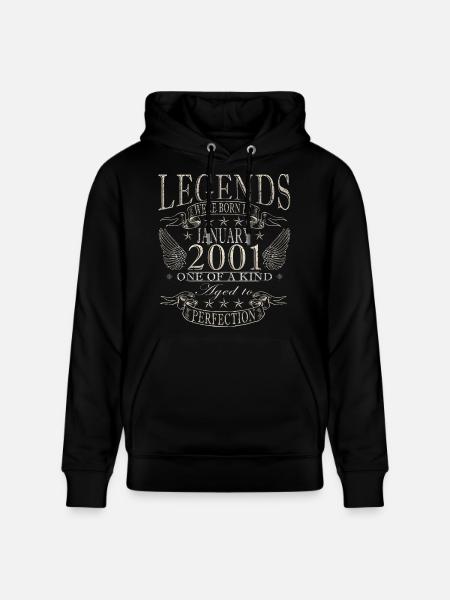 25e anniversaire Original janvier 2001 - Sweat à capuche bio CRUISER Stanley/Stella Unisexe - noir