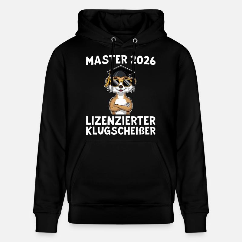 Abschlussprüfung 2026 Mastertitel Geschenkidee - Stanley/Stella Unisex Bio-Hoodie CRUISER  - Schwarz